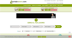 Desktop Screenshot of portalelavoro.com