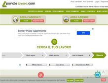 Tablet Screenshot of portalelavoro.com